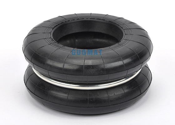 Airbag de borracha complicado da mola de ar F-160-2 do dobro de S-160-2R Yokohama com anel da cintura