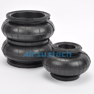 HF80/90-1 Air Spring Bellows Air Bag Double Convoluted Rubber Air Shock Absorção