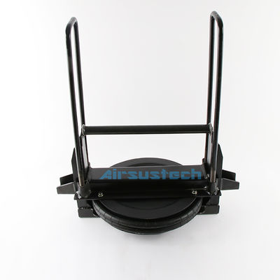 GUOMAT Suspensão de molas de borracha enrolada com suporte para semi-reboque