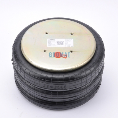 Primavera de ar industrial 4xM10 parafuso GUOMAT NO. 3B7383-3/8 Bellow No.3B383 Diâmetro natural 351mm