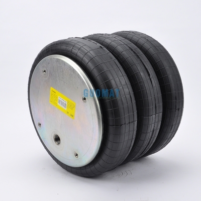 Saco de ar triplo enrolado GUOMAT N.O. 3B7386 Bellow N.O.3B383 Primavera de ar industrial 4x3/8-16UNC parafuso