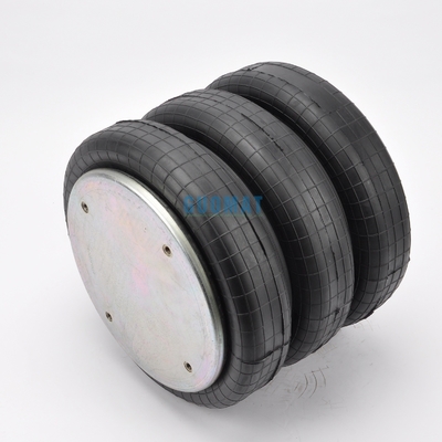 Saco de ar triplo enrolado GUOMAT N.O. 3B7386 Bellow N.O.3B383 Primavera de ar industrial 4x3/8-16UNC parafuso