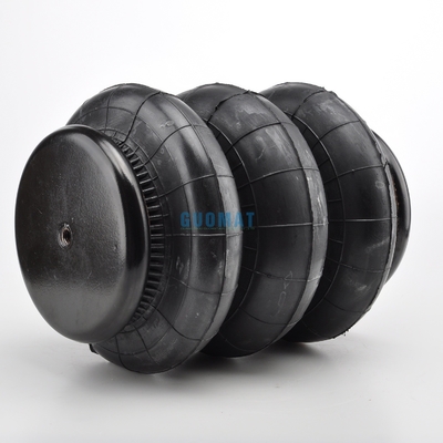 GUOMAT Absorvedor de choque de ar 3B10X7 Actuador de ar pneumático triplo enrolado