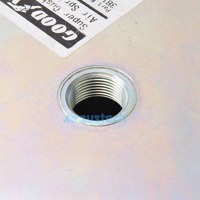 Curso completo 395mm da mola de ar do fole triplo do furo de ar de Contitech FT 530-35 CI G1/4