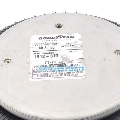 Goodyear 1B12-313 Borracha enrolada 1/4 UNC Air Spring Ride Suspensão 578-91-3-301