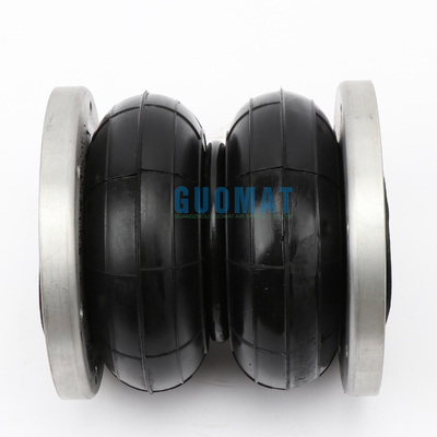 Guomat Primavera de ar industrial 2H160166 de borracha duplo-enrolada com flange