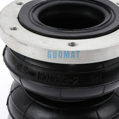 Guomat Primavera de ar industrial 2H160166 de borracha duplo-enrolada com flange