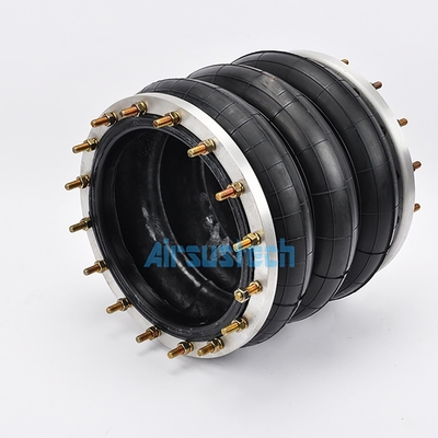 Actuação tripla de molas de ar 360306H-3 choques de borracha industrial