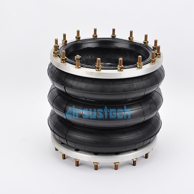 Actuação tripla de molas de ar 360306H-3 choques de borracha industrial