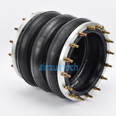 Actuação tripla de molas de ar 360306H-3 choques de borracha industrial