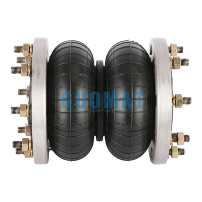 GUOMAT 2H250180 Primavera de ar duplo enrolado com anel de flange de diâmetro máximo de 185 mm