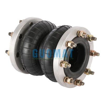 GUOMAT 2H250180 Primavera de ar duplo enrolado com anel de flange de diâmetro máximo de 185 mm