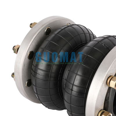 GUOMAT 2H250180 Primavera de ar duplo enrolado com anel de flange de diâmetro máximo de 185 mm