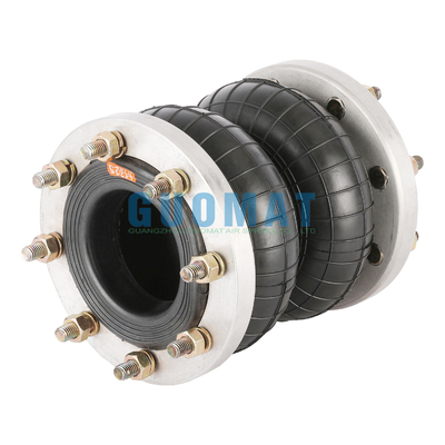 Conexão de flange Primavera de ar duplo enrolado 2H250180 Borracha natural