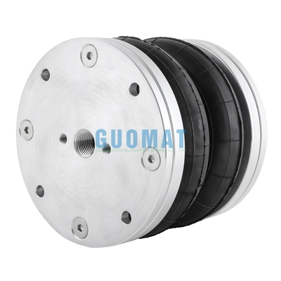 Amortecedor Pneumático de Suspensão Convoluto FD76-14 Contitech 6''x2 Mola Pneumática Dunlop Com Capa de Alumínio