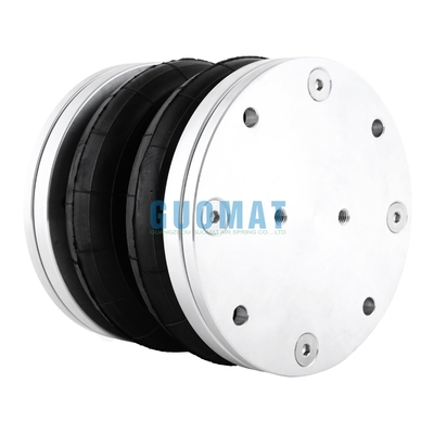 Amortecedor Pneumático de Suspensão Convoluto FD76-14 Contitech 6''x2 Mola Pneumática Dunlop Com Capa de Alumínio