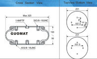A borracha industrial do conjunto da mola de ar de GUOMAT 1B6171 grita 1B330 325mm máximos para a máquina de couro da gaveta