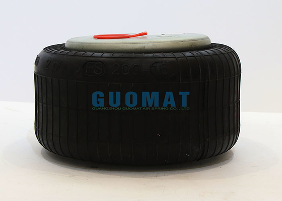 Bolsas de ar industriais de borracha Contitech FS 200-16 CI Actuador de ar de convolução G3/4 Furo de ar