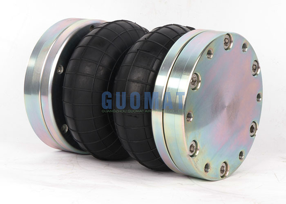 166 mm de altura borracha Air Spring M10 Balão de ar duplo enrolado para atuadores de eixo rotativo