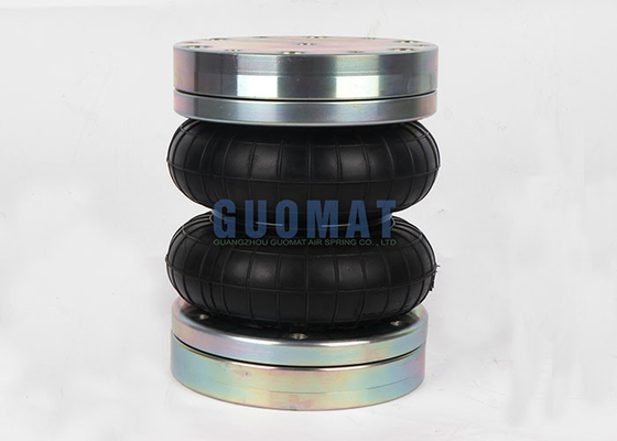 166 mm de altura borracha Air Spring M10 Balão de ar duplo enrolado para atuadores de eixo rotativo