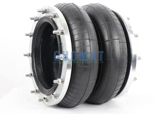255 mm de altura Flange Air Spring 380 mm de borracha para equipamentos industriais pesados