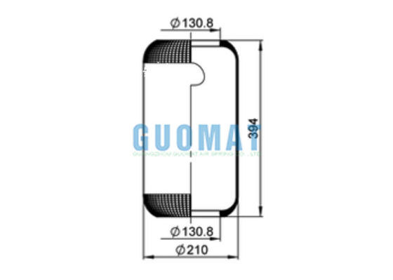 644N Contitech Borracha Air Bellows 1E21 Phoenix Bus Air Spring Para Mercedes Benz A0003270101