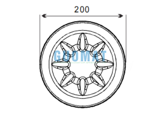 W01-M58-8513 Peças para Caminhão Firestone 4390NP22 Mola Pneumática Contitech com Fole