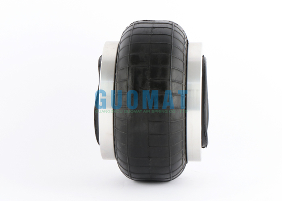 Mola pneumática com flange de alumínio 88820, modelo 110, 6 parafusos de conexão, fole de borracha industrial