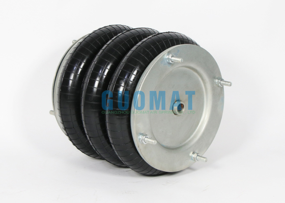 12" x 3 Triple Bellow Air Spring FT 412-32 DS Contitech Borracha Industrial Air Spring