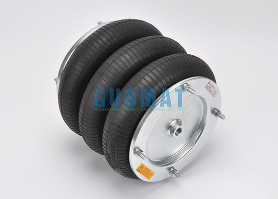 12"x3 Norgren Rubber Air Bag M/31123 Industrial Machine Air Spring With Steel Bolts