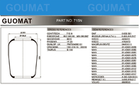 CF GOMMA 1SC 310-16 da mola de ar de 715N Contitech para VOL-VO 6885533