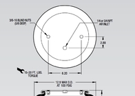 Os foles industriais de choque dos airbags da parte traseira do Firestone W01-358-7011 denominam 19 para a pálete do recipiente