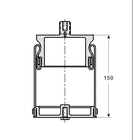 Amortecedor do ar do táxi de Front Air Suspension Kits Rubber para Kolben FAW J6 V3