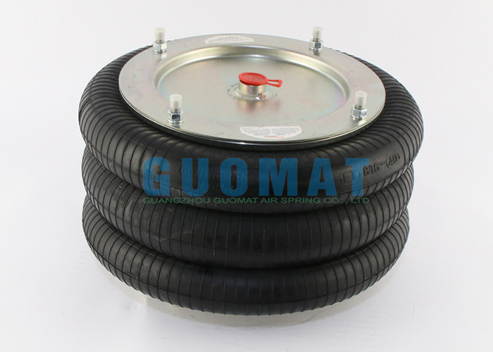 Atuador industrial complicado do ar da suspensão da mola de ar 16X3 triplicar-se de FT816-40 DS G1/2 Contitech Dunlop