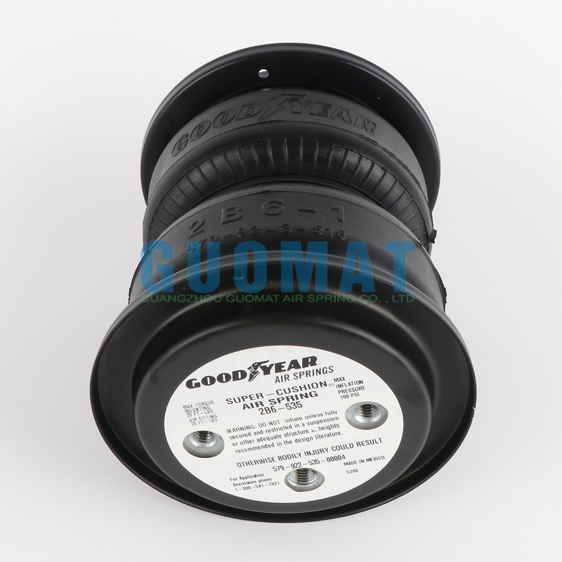 2B6-535 Goodyear Rubber FD 110-15 766 Contiteh Saco de ar duplo enrolado Primavera de ar