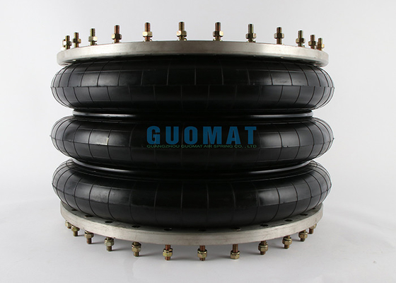 Anel de flange triplo convoluto saco de ar industrial de borracha natural mola de ar 3H630376