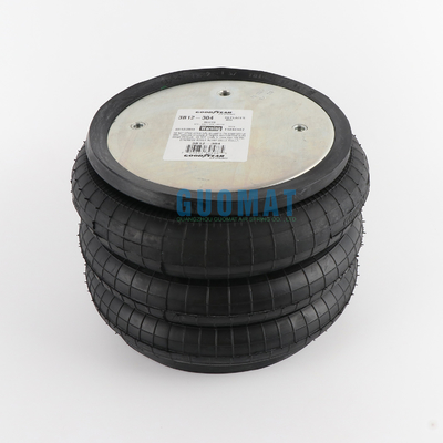 Peças para automóveis 3B12-304 Goodyear Air Spring Cross W01-358-8013 Air Spring Triple Convoluted Air Bag FT330-29 Ci 1/4 NPT