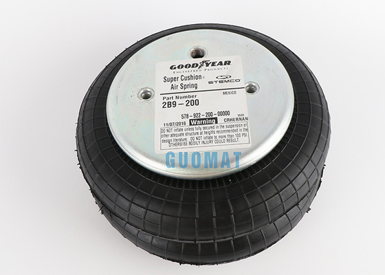 Os foles dobro de borracha originais 578923202 da mola de ar da mola de ar 2B9-200 de Goodyear referem W01-358-6910