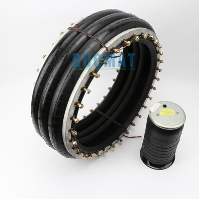 O parafuso industrial da mola de ar do Firestone W01-358-7306 fura duas dobras