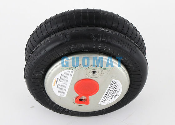 Saco de borracha natural complicado da suspensão do ar da mola de ar de Contitech do dobro do CI FD120-17 com placas frisadas