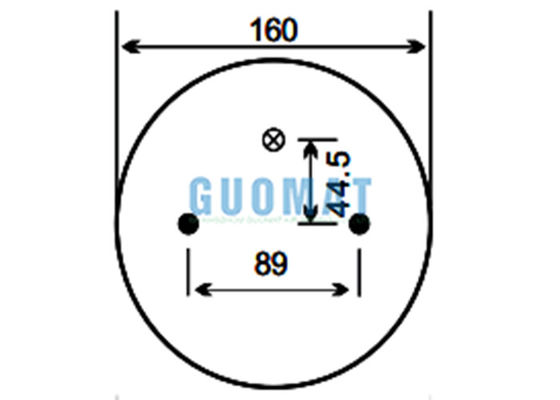 FD 200-25 426 Contitech Suspensão Air Spring W01-358-6943 Firestone Substituição de Air Bag para Motor Home / RV