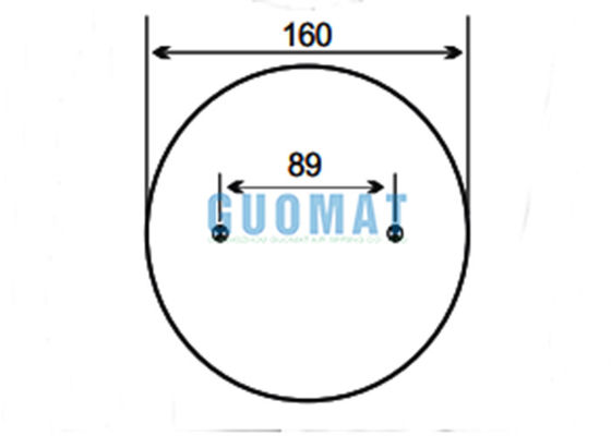 FD 200-25 426 Contitech Suspensão Air Spring W01-358-6943 Firestone Substituição de Air Bag para Motor Home / RV
