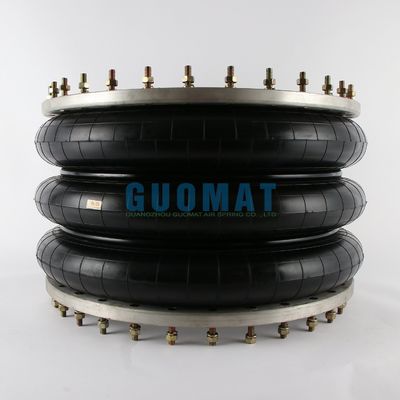 GUOMAT 3H630376 Primavera industrial tripla de tipo enrolado de ar com anel de flange