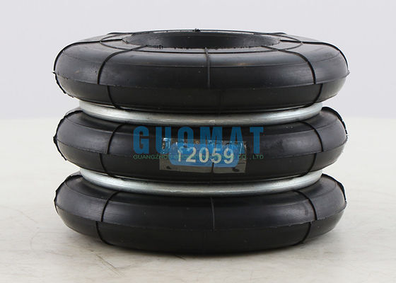 Triple enrolado borracha Air Bellows S-90-3 YOKOHAMA Industrial Air Spring para máquina de perfuração