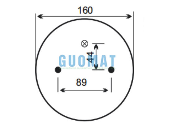 2B9-253 Goodyear W01-358-6945 Suspensão de ar Firestone