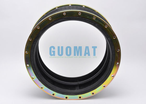 2H520217 Bades de ar de borracha M10 Fios de parafuso de dupla espiral de moagem de ar com anel de flange