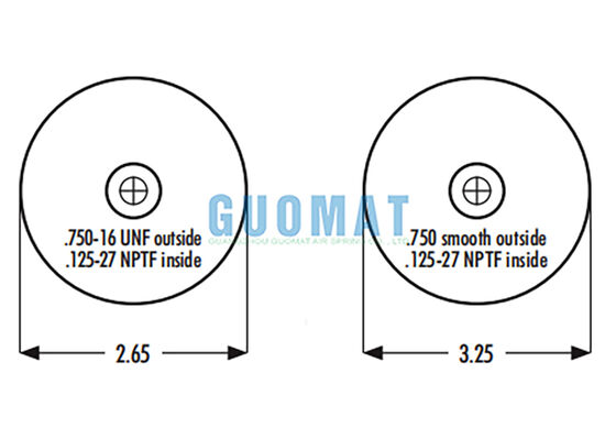 1S4-067 Cabina Air Spring Goodyear ASC-08-7-137 Suspensão de camião Substituição de airbag