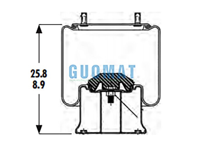 1R14-201 Goodyear Heavy Duty Truck Sistema de suspensão pneumática de mola de ar 566-28-3-020