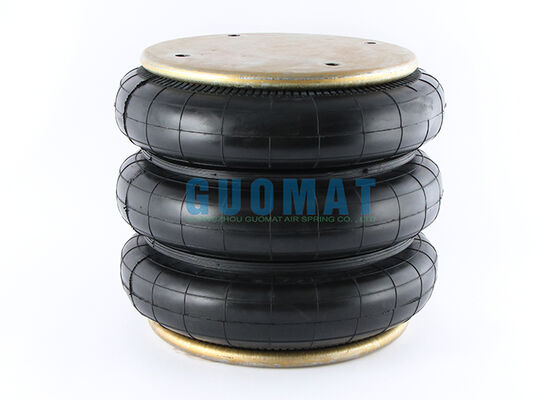 Mola a ar de suspensão W01-M58-6120, estilo Firestone 313, fole de borracha triplo convoluto