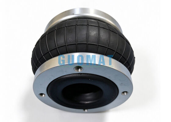 Soa de Ar Convoluto Único Phoenix 1B04 Mola a Ar de Borracha Personalizável com Anel de Flange